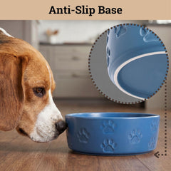 HB Design Co. gamelle en usage avec chien, repas plus propre