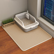HCY&WLD vue de face du tapis litière montrant protection du sol