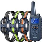Heaflex pack avant montrant le collier et la télécommande et une vue d'ensemble pratique