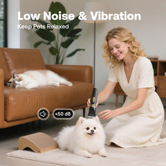 HEAPETS tondeuse en usage sur un chat silencieuse