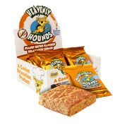 Heavenly Hounds emballage avant montrant une boîte apaisante et claire