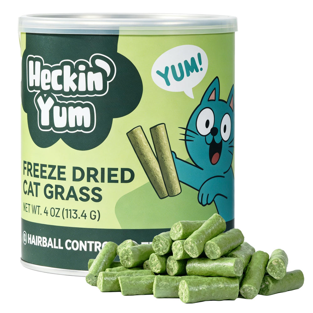 Heckin Yum emballage avant montrant le produit et avantages