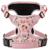 HEELE harnais face avant rose montrant ajustement et confort