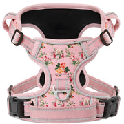 HEELE harnais face avant rose montrant ajustement et confort