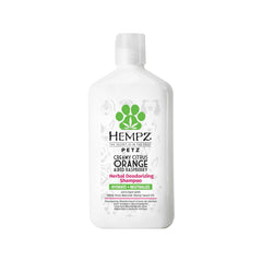 Hempz Petz bouteille de face montrant l'étiquette et l'avantage hydratant
