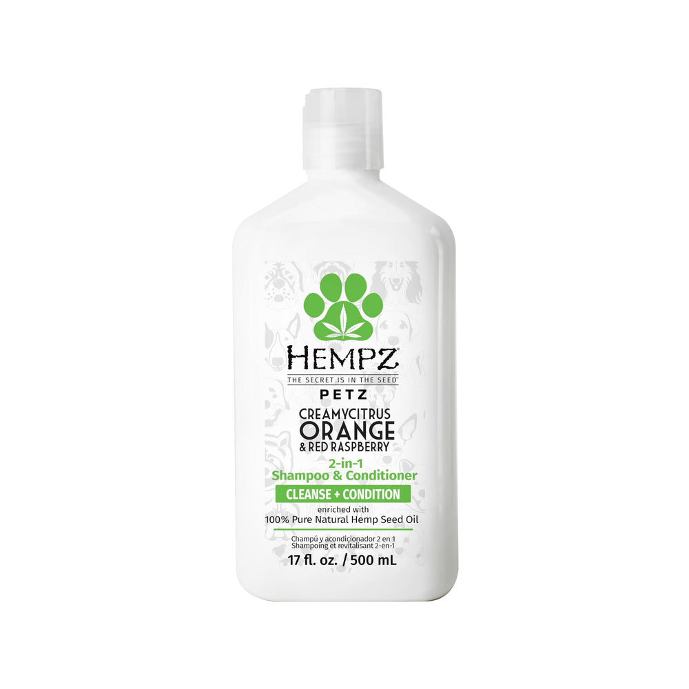 Hempz Petz flacon face montrant emballage et bouchon praticité