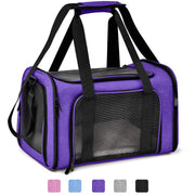 Henkelion sac de face violet montrant la fermeture et la structure, sécurité visible