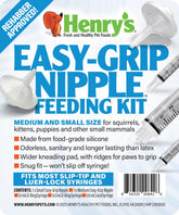 Henry's emballage avant du kit de tétines montrant contenu et informations, utile pour l’achat