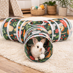 HERCOCCI tunnel utilisé par un lapin pour jeu et repos sécurisés
