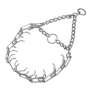 Herm Sprenger collier avant montrant fixation sûre et design chrome