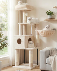 Heybly arbre à chat avant vue produit, stabilité et confort