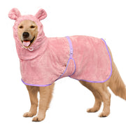 HhiMyOct peignoir pour chien face rose protection et confort