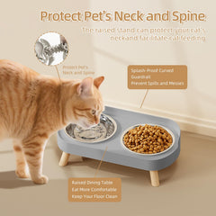 HIAIEVIY gamelle en usage avec chat, confort réduit fatigue des moustaches