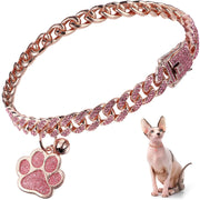 Hillban collier face avant montrant l'effet rose gold et élégance