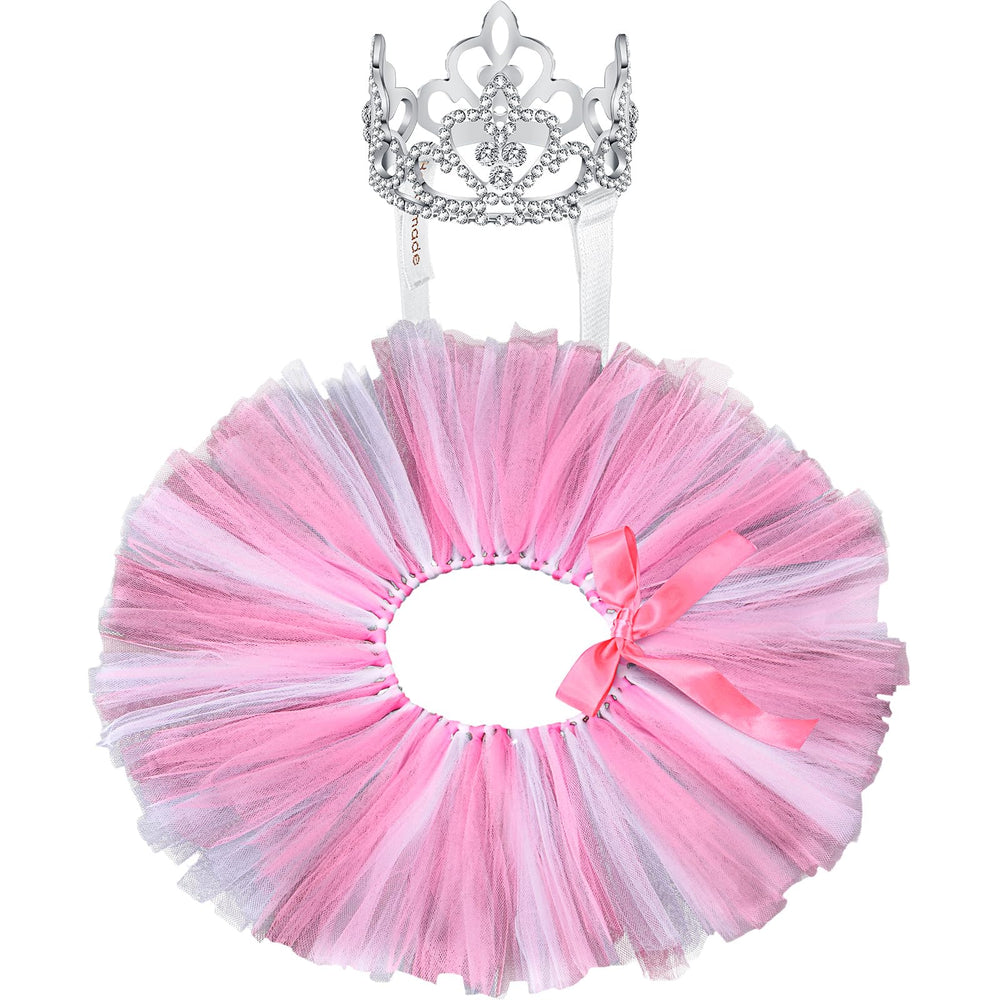 Hillban couronne et tutu vus de face pour look festif