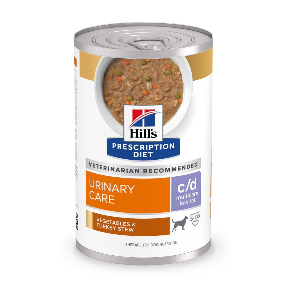 Hill's Prescription Diet emballage avant montrant la formule urinaire et bénéfice santé