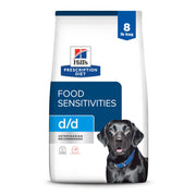 HILL'S PRESCRIPTION DIET emballage avant montrant formule pour sensibilités