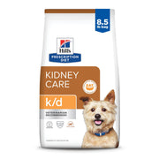 HILL'S PRESCRIPTION DIET sac face montrant la formule k/d bénéfique
