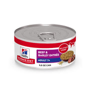 Hill's Science Diet emballage avant montrant recette pour chiens seniors et confiance