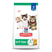 Hill's Science Diet pack avant montrant la recette chaton et bénéfice nutritionnel
