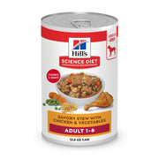 Hill's Science Diet boîte face visible montrant le format pratique et appétissant