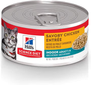 Hill's Science Diet face de la boîte montrant l'étiquette et la recette