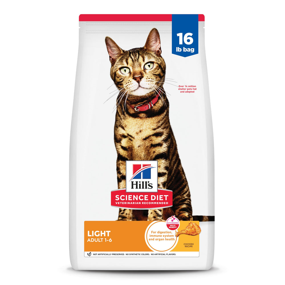 Hill's Science Diet sachet face montrant emballage et bénéfice contrôle du poids