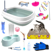 Hlimior vue d'ensemble du kit complet pour démarrer un chaton, gain de temps