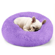 Hoewina panier rond violet vu de face offrant confort apaisant
