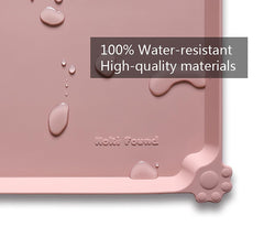 Hoki Found détail bord surélevé retenant eau et miettes efficacement