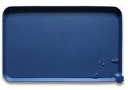Hoki Found tapis face avant indigo montrant protection et design moderne