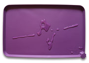 Hoki Found tapis face avant montrant bords hauts et couleur eggplant pour protéger sol