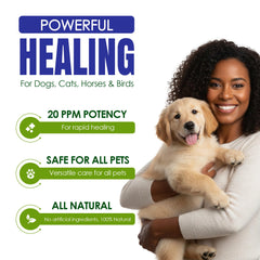 HOLISTIC PET CARE goutte appliquée sur pelage montrant facilité d'utilisation