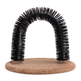Hollypet arche face avant montrant la brosse et la base stable pour réduire les poils