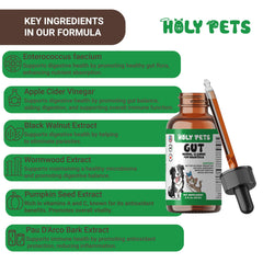 Holy Pets gouttes et compte-gouttes pour dosage précis et administration simple