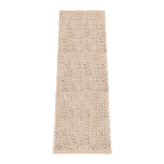 HOMEK tapis face entière montrant surface absorbante et design beige