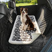 HomeTails tapis-lit face avant montrant protection et confort