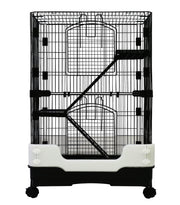 Homey Pet vue avant de la cage montrant accès facile et sécurité