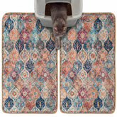 Hompet tapis litière face avant protège le sol et limite la litière