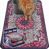 Hompet tapis litière face avant montrant grand format et protection du sol