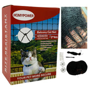 HOMYPOWER filet balcon face avant montrant protection et esthétique