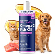Honest Paws bouteille avant présentant le format 16oz et avantages