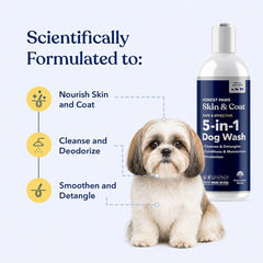 Honest Paws gros plan de la texture onctueuse, facilite l'application et le démêlage