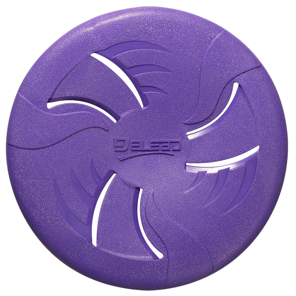 HONGEZEY disque face violette visible, jouet sûr pour lancer-rapporter