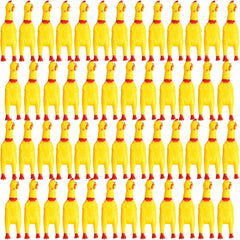 Honoson poulet caoutchouc packaging avant montrant le lot de 50, parfait pour événements