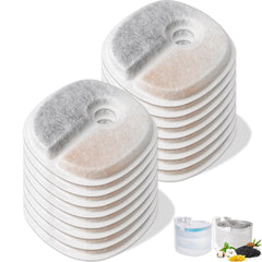 Hoscabss filtre face avant montrant coupe et ajustement, assure eau plus propre