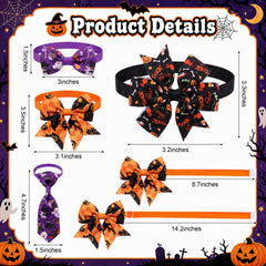 Chien portant bandana Hosuly pour un look Halloween pratique et adorable