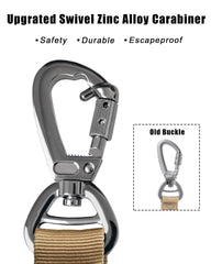 Hotsky mousqueton en aluminium rotatif pour fixation sûre et durable