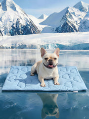 Huafly tapis nuage bleu face avant montrant surface rafraîchissante et confort