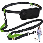 Hundefreund vue avant du produit montrant la laisse et la ceinture, confort instantané